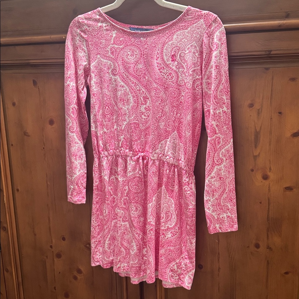 Ralph Lauren Pink Paisley Dress